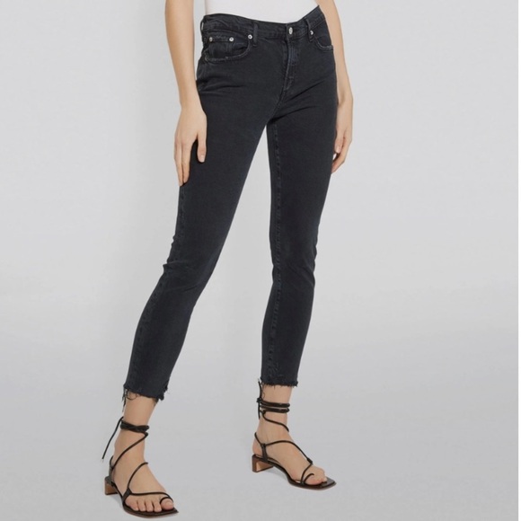 $168 Agolde Toni Black Jeans - Picture 2 of 9